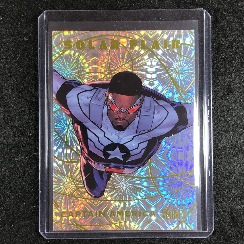 2023 Marvel Flair CAPTAIN AMERICA Solar Flair SSP #32