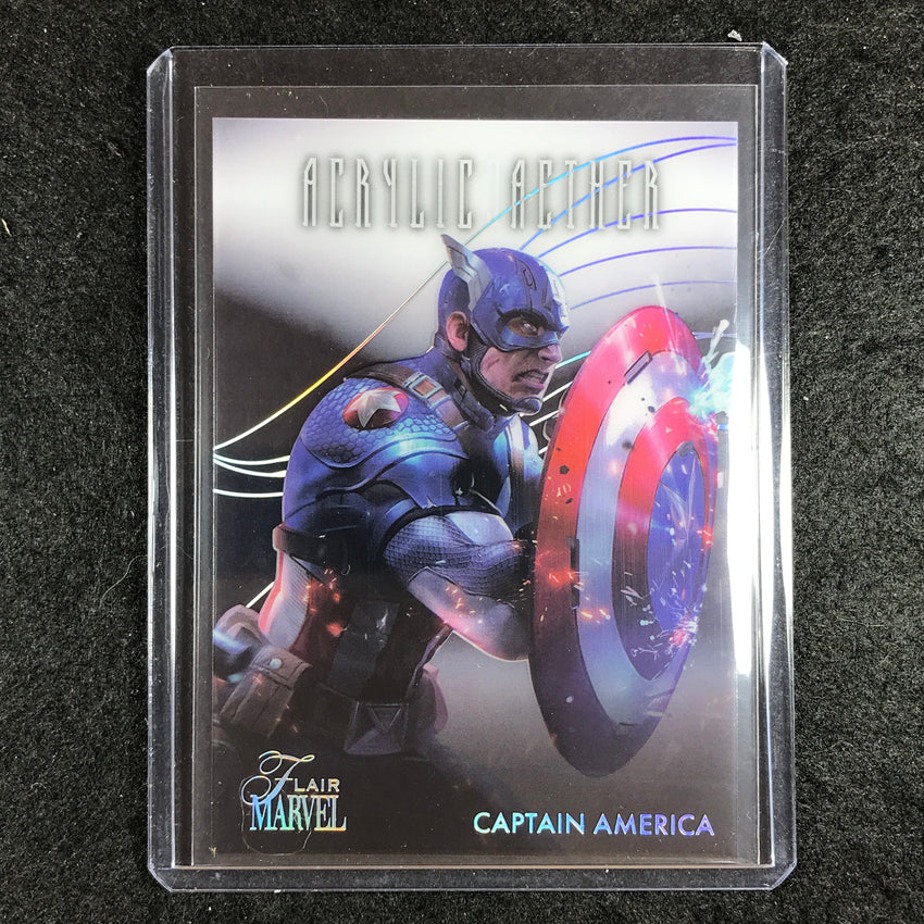 2023 Marvel Flair CAPTAIN AMERICA Acrylic Aether SP #24