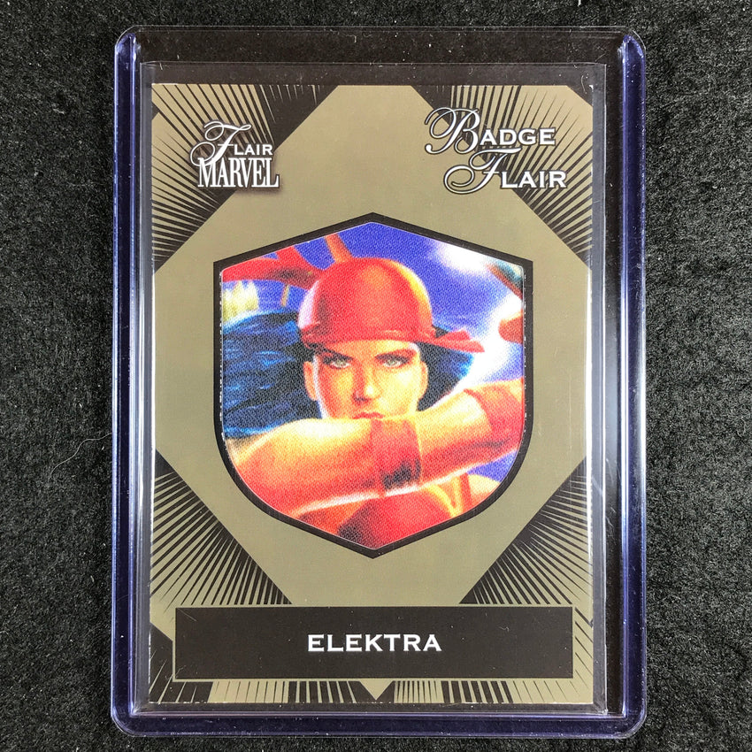 2023 Marvel Flair ELEKTRA Badge Flair #9