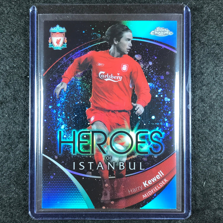 2023-24 Topps Chrome Liverpool HARRY KEWELL Heroes of Istanbul Aqua 13/99