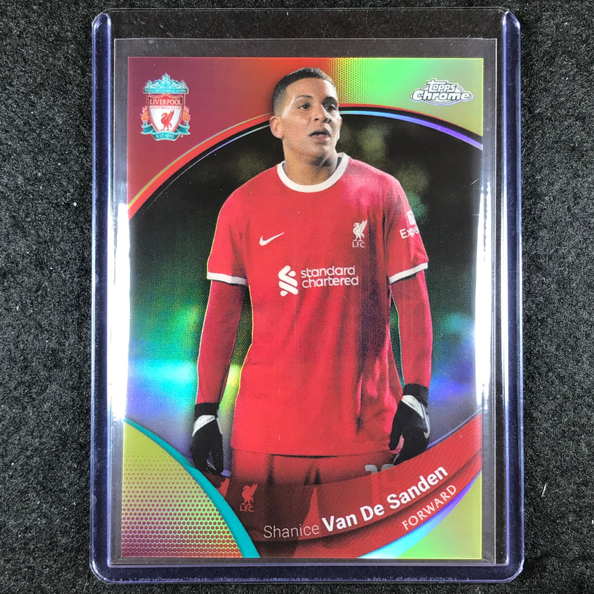2023-24 Topps Chrome Liverpool SHANICE VAN DE SANDEN Base Yellow 11/75