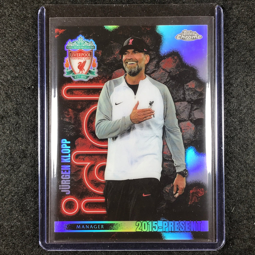 2023-24 Topps Chrome Liverpool JURGEN KLOPP LFC Idols SP #7