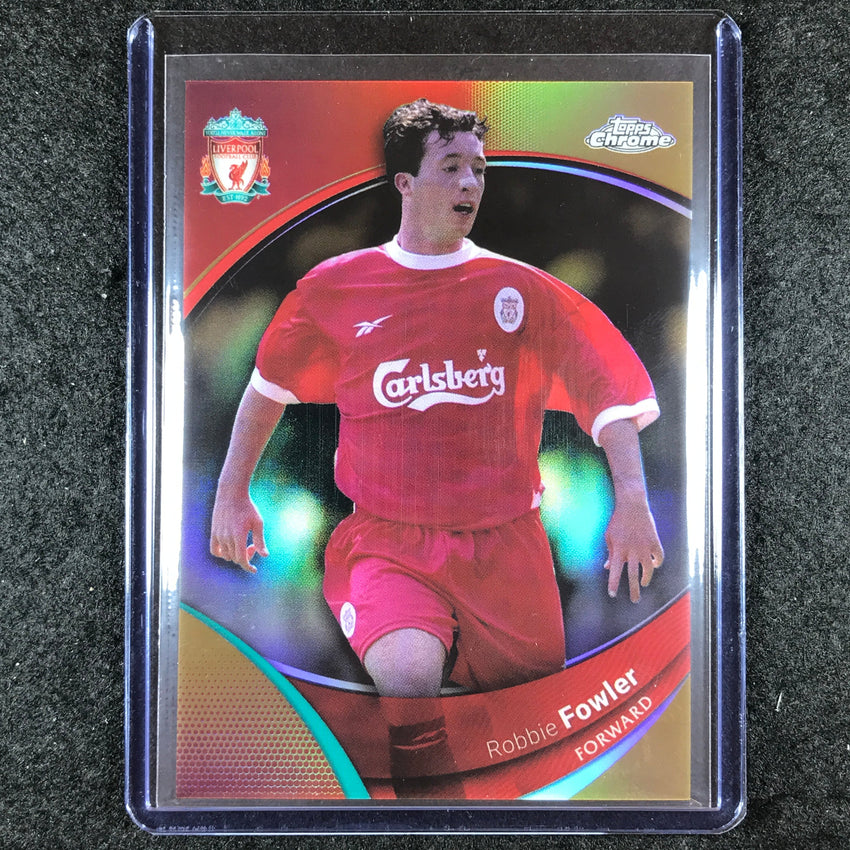 2023-24 Topps Chrome Liverpool ROBBIE FOWLER Base Gold 4/50