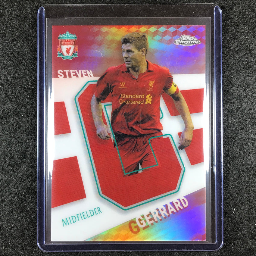 2023-24 Topps Chrome Liverpool STEVEN GERRARD Captivating SSP #3