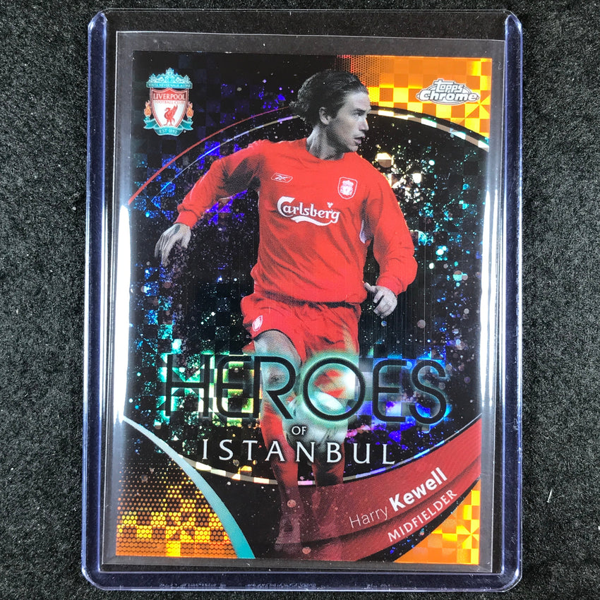 2023-24 Topps Chrome Liverpool HARRY KEWELL Heroes of Istanbul Orange 7/25