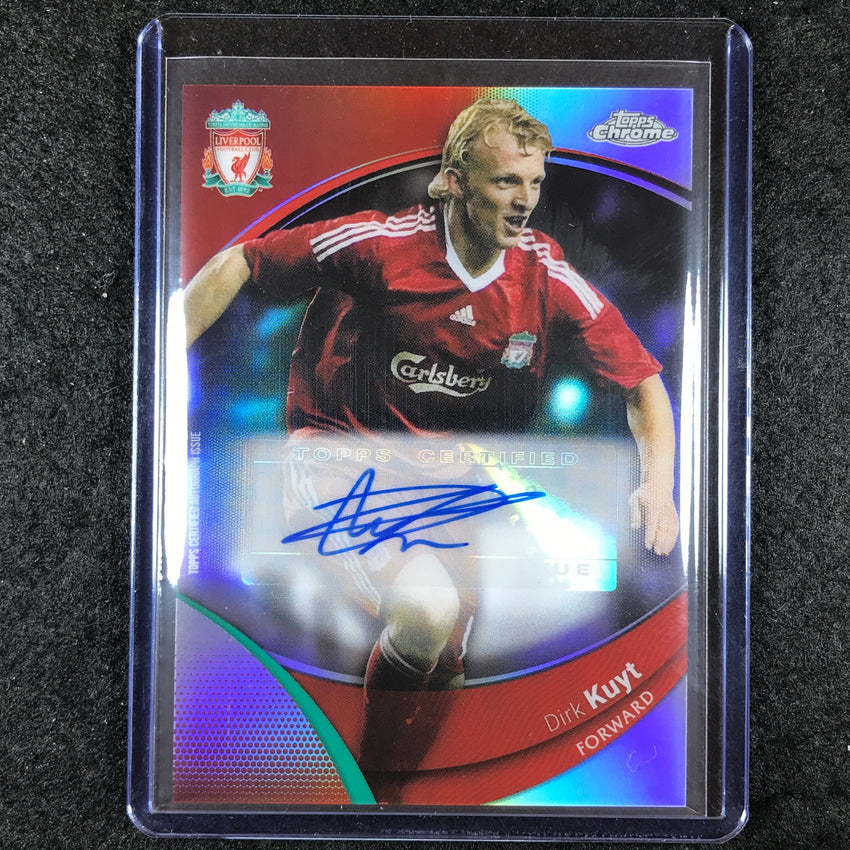2023-24 Topps Chrome Liverpool DIRK KUYT Base Auto Refractor #DK