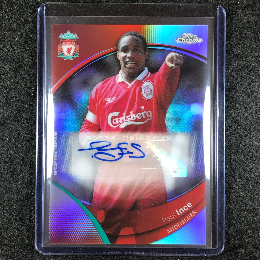 2023-24 Topps Chrome Liverpool PAUL INCE Base Auto Refractor #PI