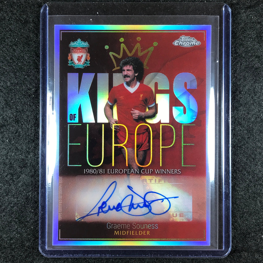 2023-24 Topps Chrome Liverpool GRAEME SOUNESS Kings of Europe Auto #GS