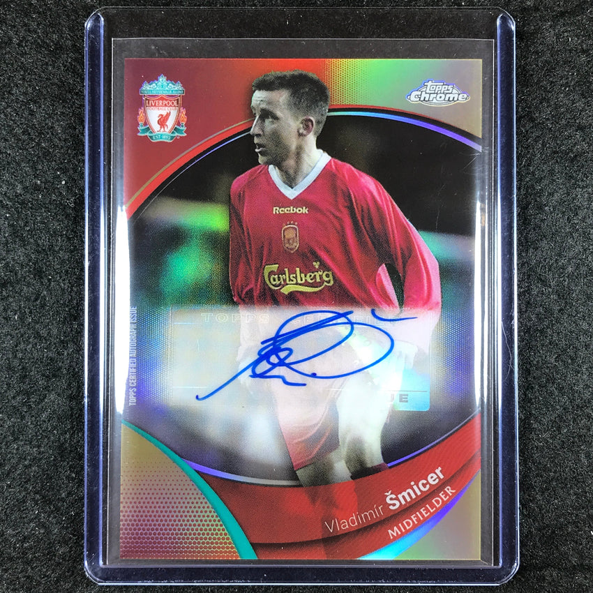 2023-24 Topps Chrome Liverpool VLADIMIR SMICER Base Auto Gold 7/50