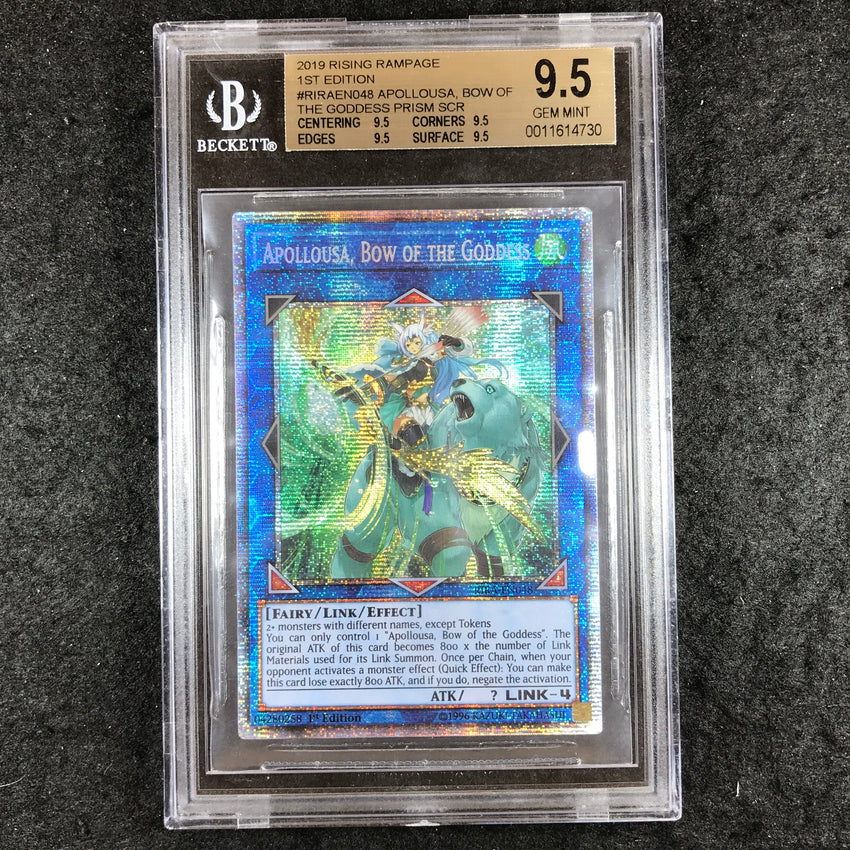 BGS 9.5 Apollousa Bow Of The Goddess RIRA-EN048 Starlight Rare 1st Ed 730