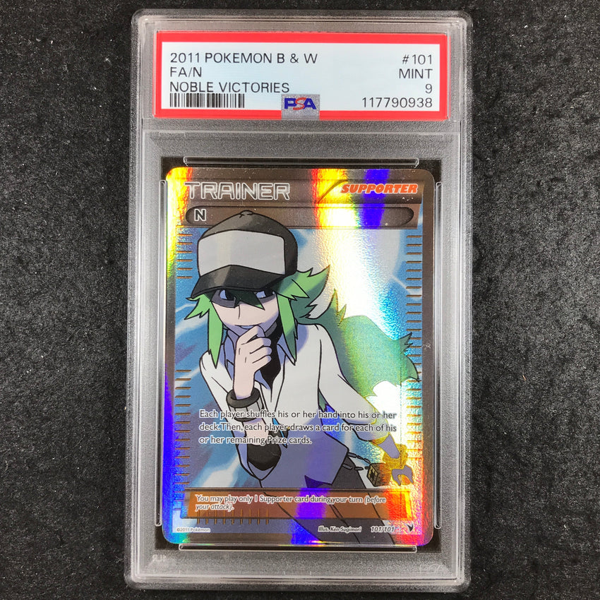 PSA 9 N - 101/101 - Full Art Black & White Noble Victories 938