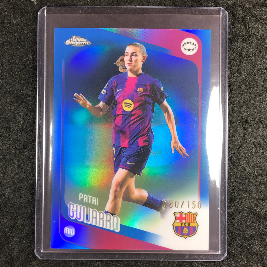 2025-26 Topps Chrome UEFA Women's UCL PATRI GUIJARRO Blue 80/150 #26