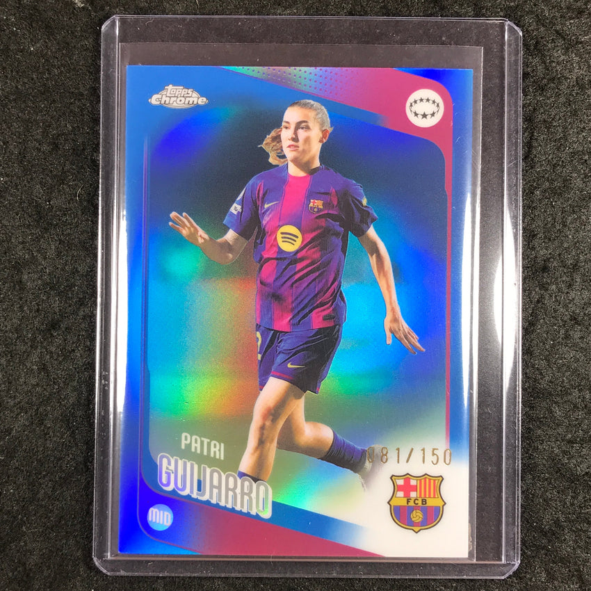 2025-26 Topps Chrome UEFA Women's UCL PATRI GUIJARRO Blue 81/150 #26