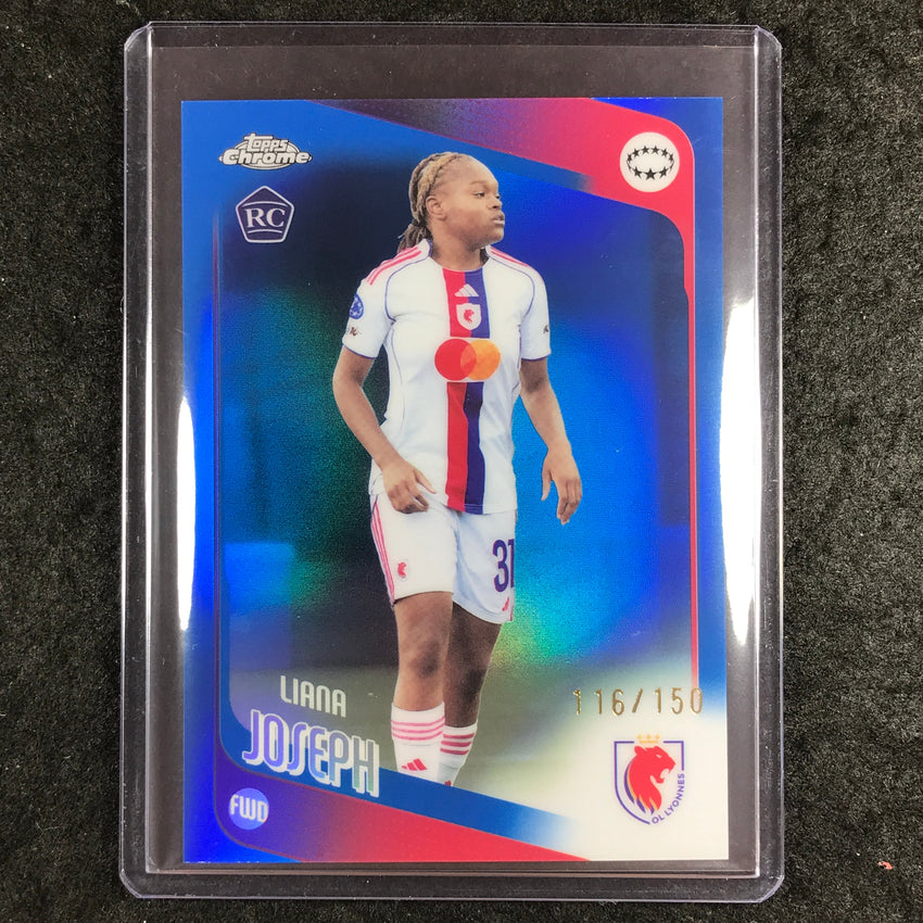 2025-26 Topps Chrome UEFA Women's UCL LIANA JOSEPH Rookie Blue 116/150 #53