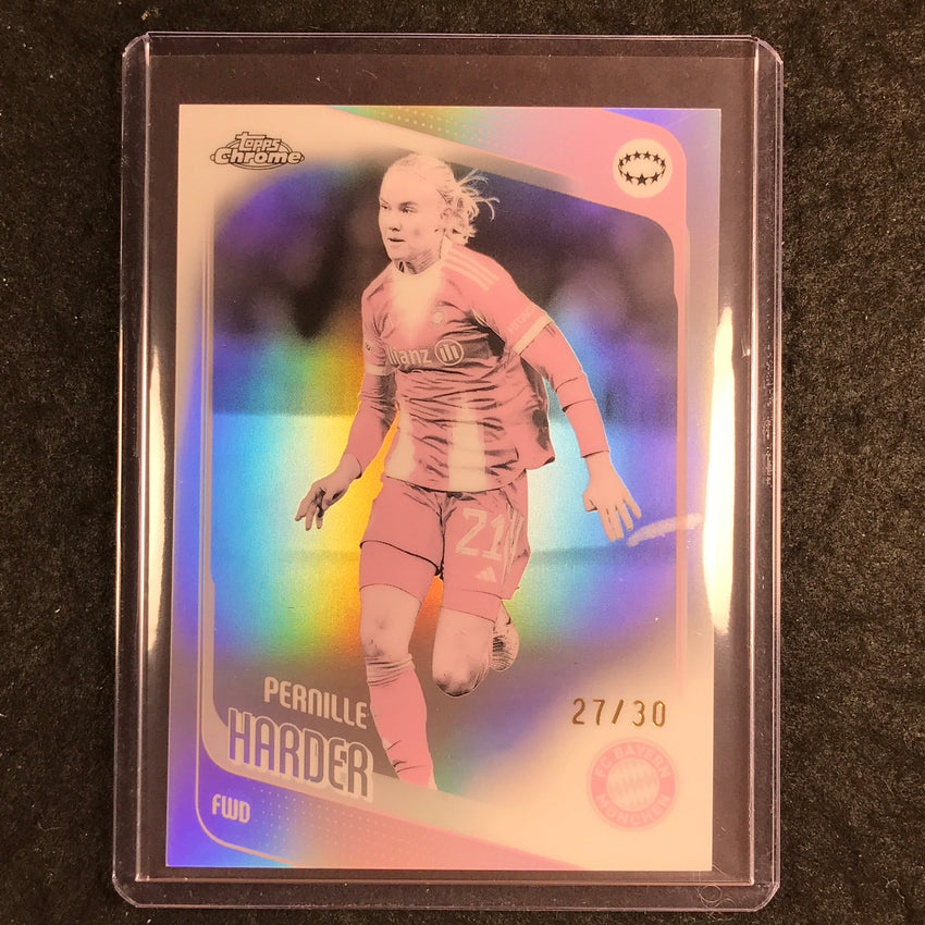2025-26 Topps Chrome UEFA Women's UCL PERNILLE HARDER Pearl 27/30 #45