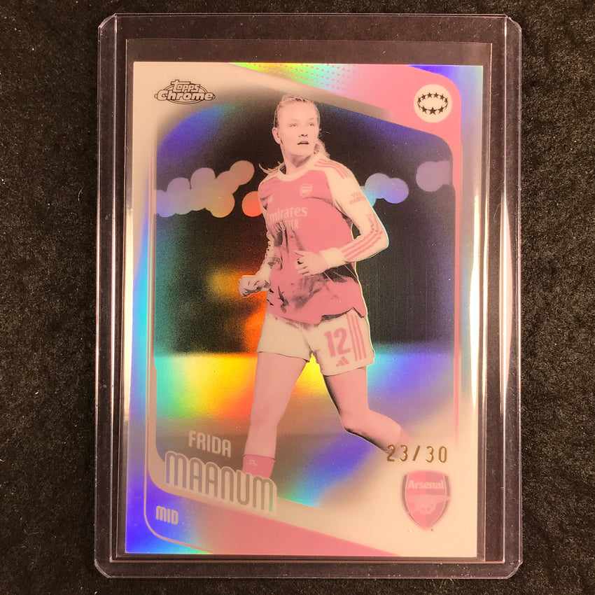2025-26 Topps Chrome UEFA Women's UCL FRIDA MAANUM Pearl 23/30 #65