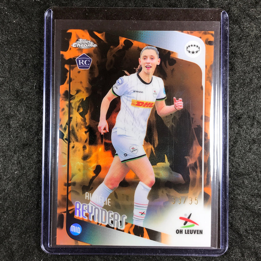 2025-26 Topps Chrome UEFA Women's UCL AURELIE REYNDERS Rookie Inferno 33/35 #23