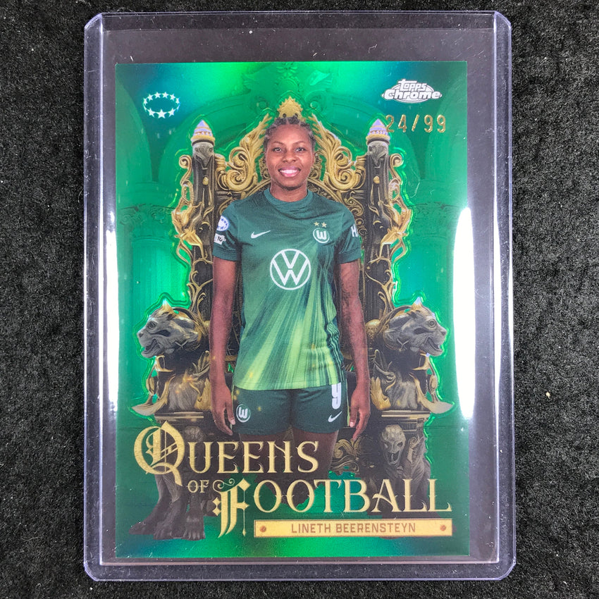 2025-26 Topps Chrome UEFA Women's LINETH BEERENSTEYN Queens of Football 24/99 #7
