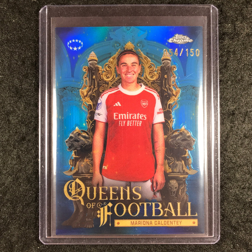2025-26 Topps Chrome UEFA Women's MARIONA CALDENTEY Queens of Football 54/150 #8