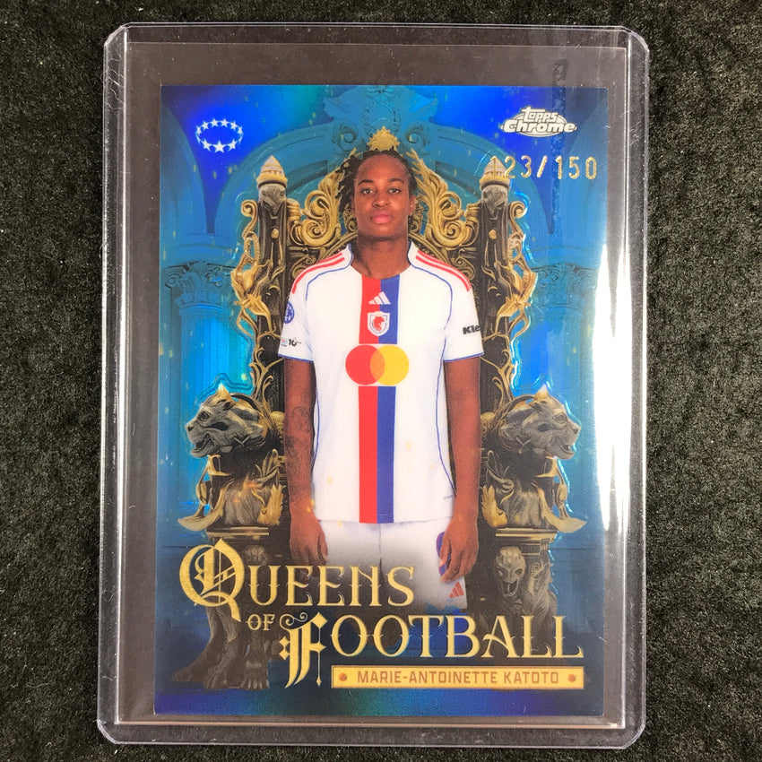 2025-26 Topps Chrome UEFA Women's KATOTO Queens of Football Blue 123/150 #26