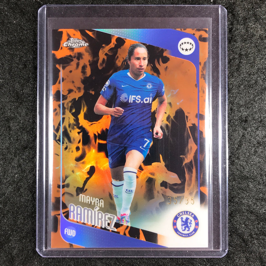 2025-26 Topps Chrome UEFA Women's UCL MAYRA RAMIREZ Inferno 35/35 #83