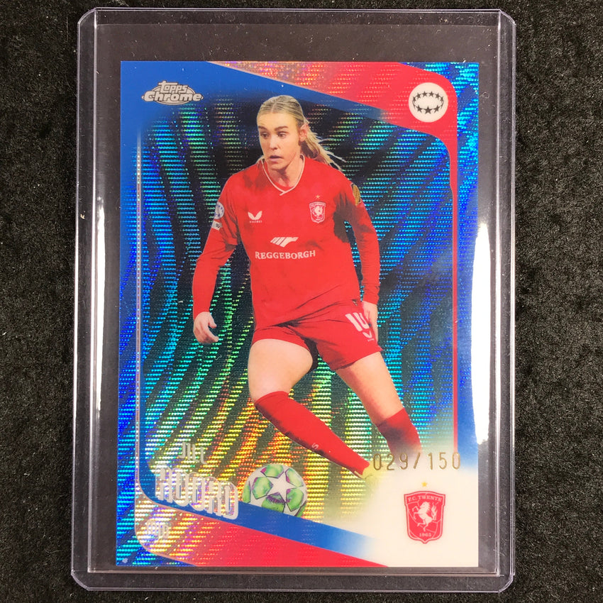 2025-26 Topps Chrome UEFA Women's UCL JILL ROORD Blue Wave 29/150 #96