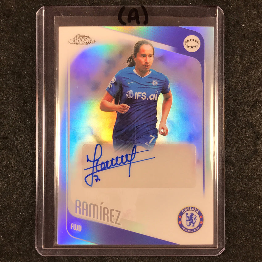 2025-26 Topps Chrome UEFA Women's MAYRA RAMIREZ Chrome Auto Refractor #CA-MY (A)
