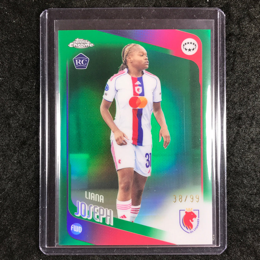 2025-26 Topps Chrome UEFA Women's UCL LIANA JOSEPH Rookie Green 38/99 #53