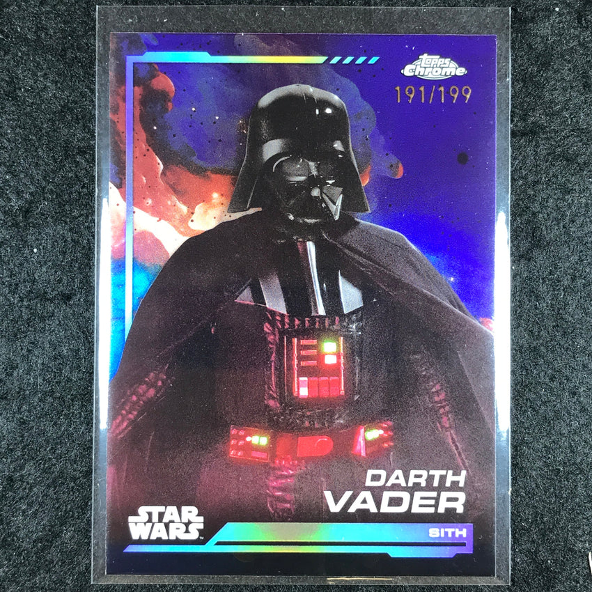 2024 Topps Chrome Star Wars DARTH VADER Base Kamino Aqua 191/199 #66