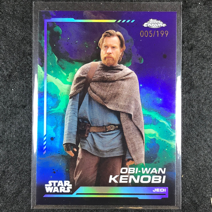 2024 Topps Chrome Star Wars OBI-WAN KENOBI Base Kamino Aqua 5/199 #67