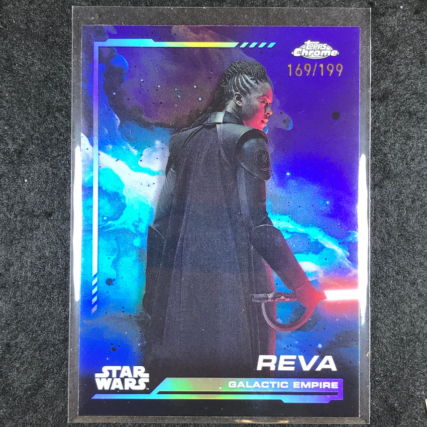2024 Topps Chrome Star Wars REVA Base Kamino Aqua 169/199 #68