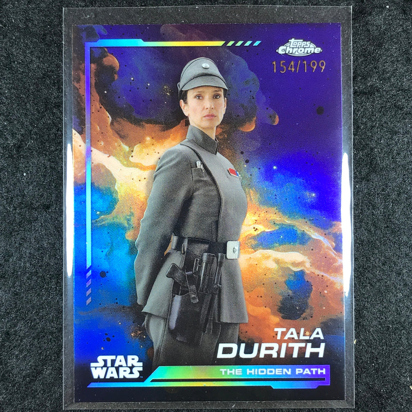 2024 Topps Chrome Star Wars TALA DURITH Base Kamino Aqua 154/199 #83