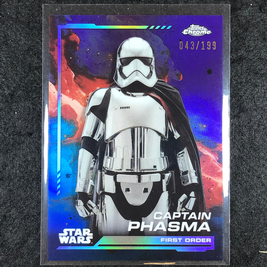 2024 Topps Chrome Star Wars CAPTAIN PHASMA Base Kamino Aqua 43/199 #133