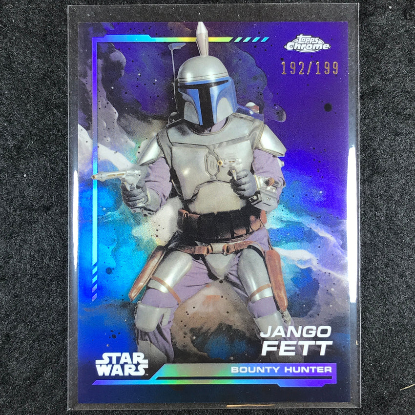 2024 Topps Chrome Star Wars JANGO FETT Base Kamino Aqua 192/199 #139