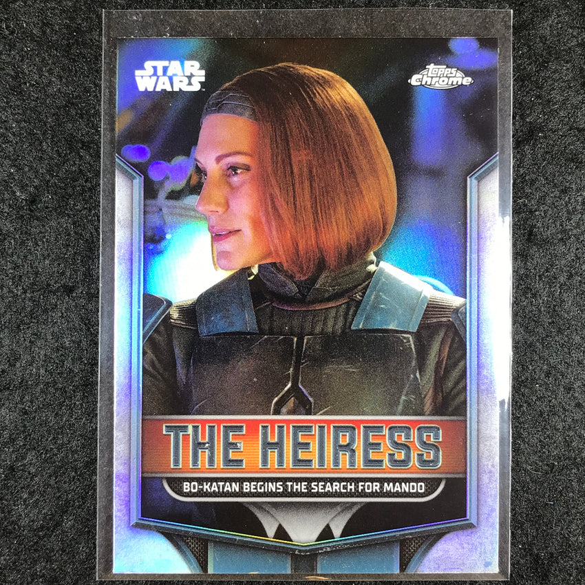 2024 Topps Chrome Star Wars BO-KATAN BEGINS THE SEARCH FOR MANDO The Heiress #9