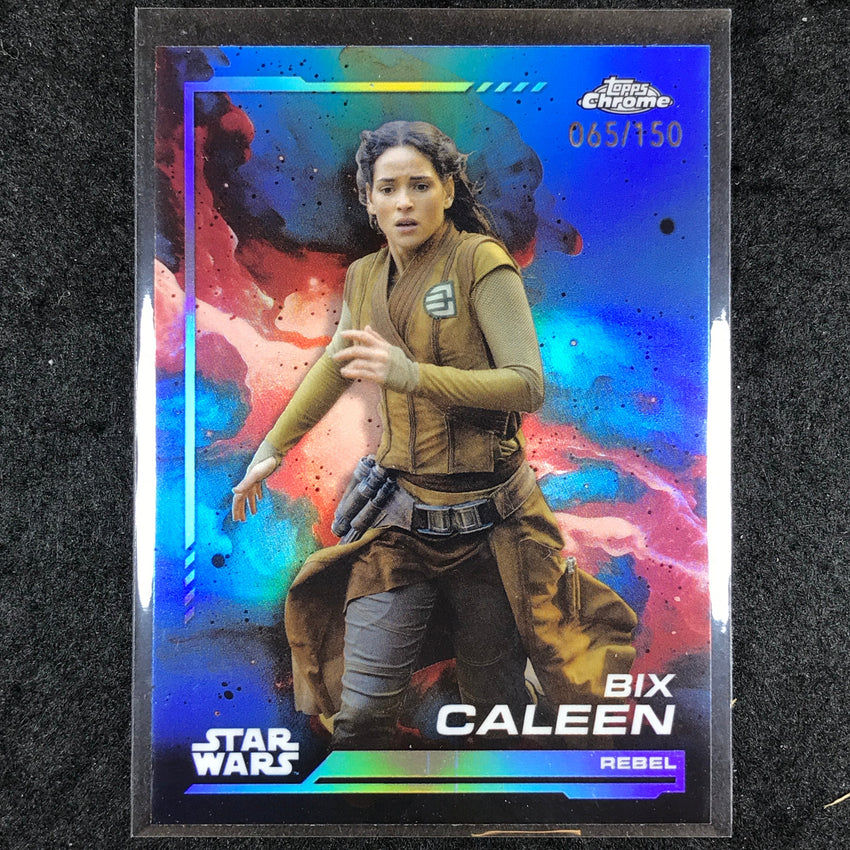 2024 Topps Chrome Star Wars BIX CALEEN Base Skywalker Blue 65/150 #10