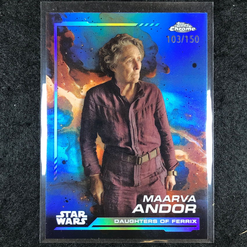 2024 Topps Chrome Star Wars MAARVA ANDOR Base Skywalker Blue 103/150 #13