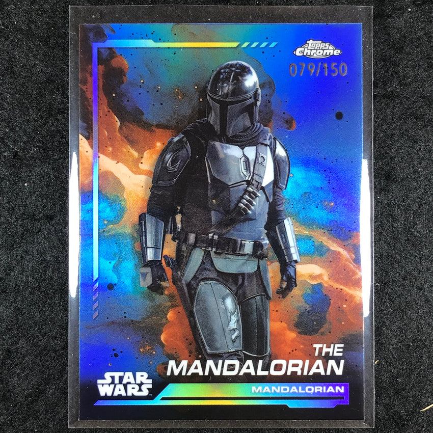 2024 Topps Chrome Star Wars THE MANDALORIAN Base Skywalker Blue 79/150 #21