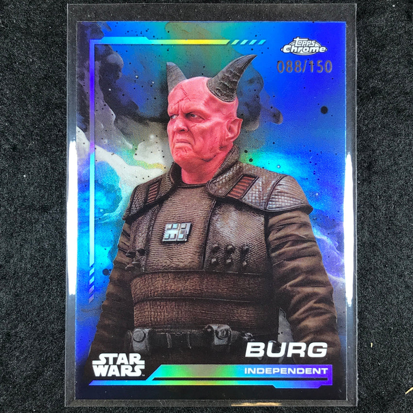 2024 Topps Chrome Star Wars BURG Base Skywalker Blue 88/150 #60