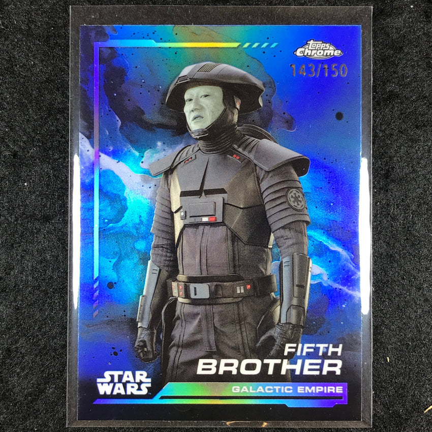 2024 Topps Chrome Star Wars FIFTH BROTHER Base Skywalker Blue 143/150 #77