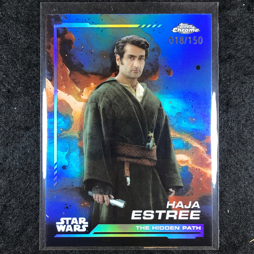 2024 Topps Chrome Star Wars HAJA ESTREE Base Skywalker Blue 18/150 #79