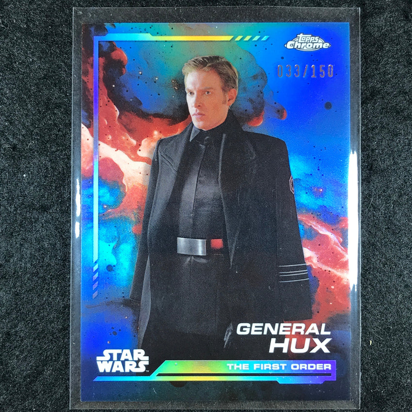 2024 Topps Chrome Star Wars GENERAL HUX Base Skywalker Blue 33/150 #116