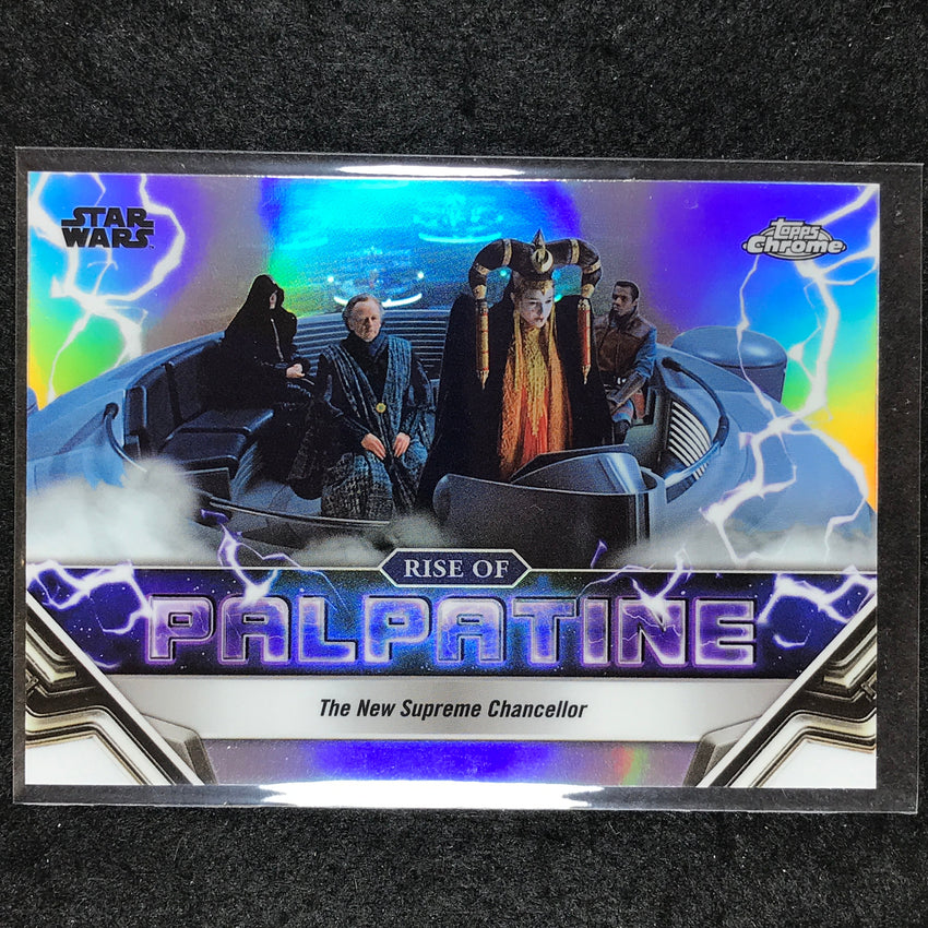 2024 Topps Chrome Star Wars THE NEW SUPREME CHANCELLOR Rise of Palpatine Base #3