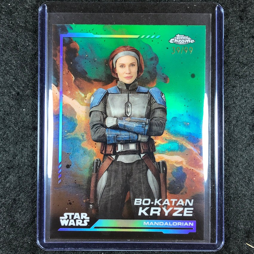 2024 Topps Chrome Star Wars BO-KATAN KRYZE Base Kashyyyk Green 39/99 #38