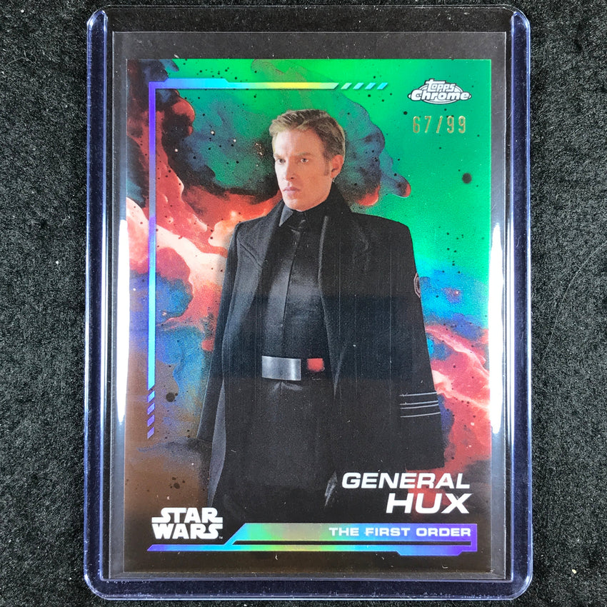 2024 Topps Chrome Star Wars GENERAL HUX Base Kashyyyk Green 67/99 #118