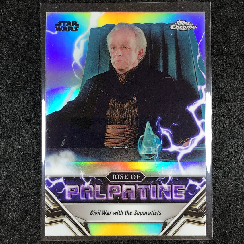2024 Topps Chrome Star Wars CIVIL WAR WITH THE SEPARATISTS Rise of Palpatine #4