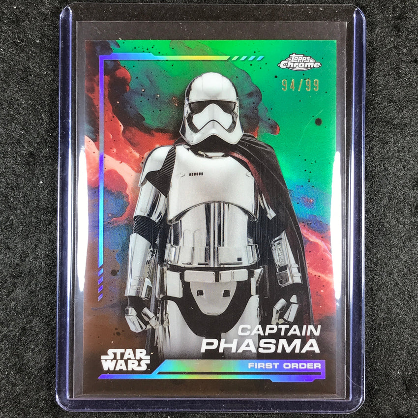 2024 Topps Chrome Star Wars CAPTAIN PHASMA Base Kashyyyk Green 94/99 #133