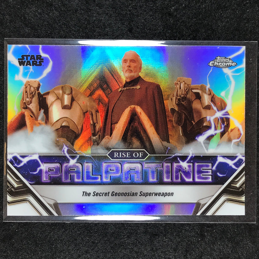 2024 Topps Chrome Star Wars THE SECRET GEONOSIAN SUPERWEAPON Rise of Palpatine #6