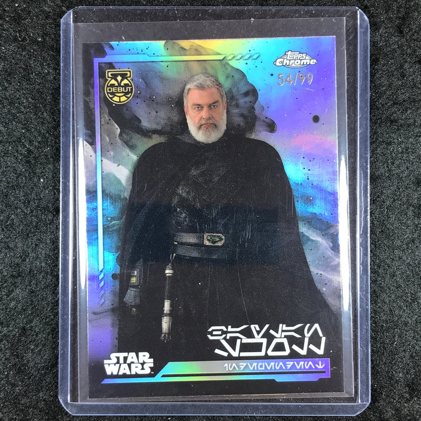 2024 Topps Chrome Star Wars BAYLAN SKOLL Aurebesh 54/99 #5