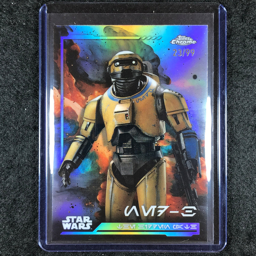 2024 Topps Chrome Star Wars NED-B Aurebesh 23/99 #84